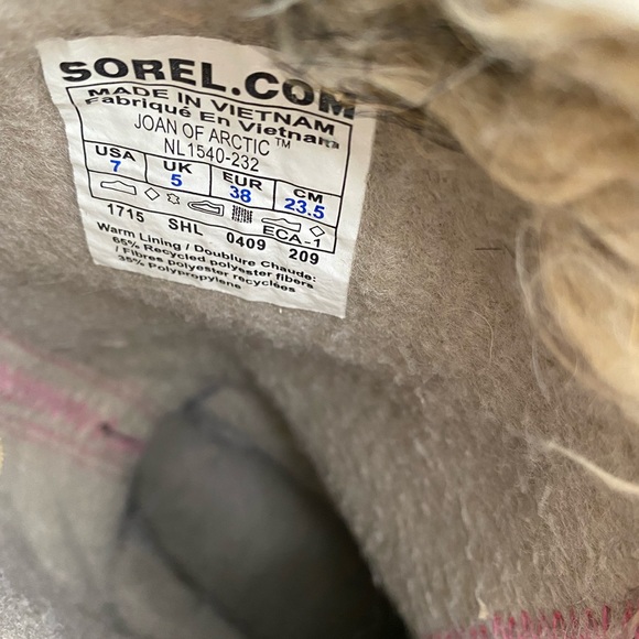 Sorel Joan of Arctic Boots Leather- Size 7 - Picture 11 of 13